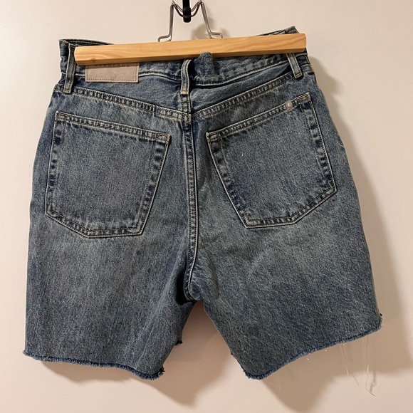 Everlane The Way-High Denim Jean Shorts - Size 25 - Picture 2 of 3